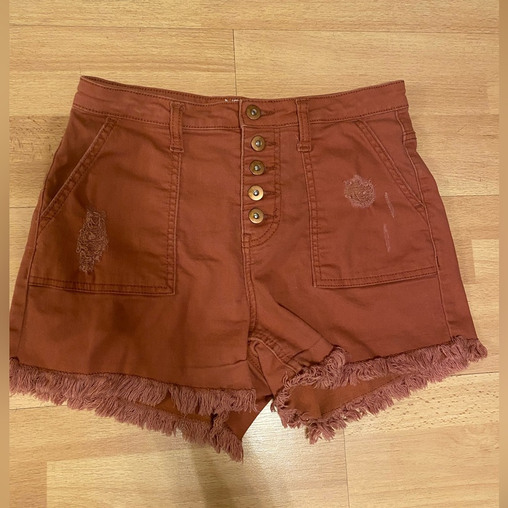No Boundaries high rise shorts